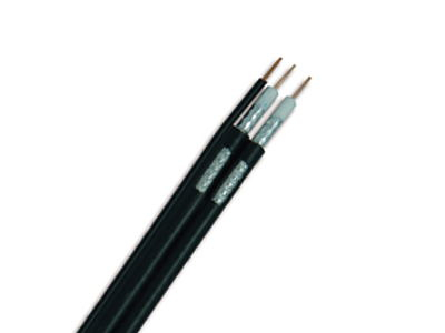 RG6 Dual With Messenger Coaxial Cable